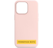 Чохол Silicone Case Full Protective (AA) NO LOGO для Apple iPhone 16 (6.1") Рожевий / Chalk Pink