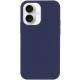 Чохол Silk Full Protective (AA) NO LOGO для Apple iPhone 16 Plus (6.7") Темно-синій / Midnight blue
