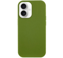 Чохол Silk Full Protective (AA) NO LOGO для Apple iPhone 16 Plus (6.7") Зелений / Dark Olive