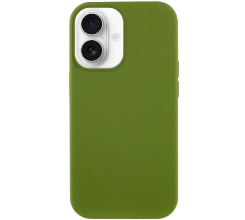 Чохол Silk Full Protective (AA) NO LOGO для Apple iPhone 16 Plus (6.7") Зелений / Dark Olive