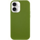 Чохол Silk Full Protective (AA) NO LOGO для Apple iPhone 16 Plus (6.7") Зелений / Dark Olive