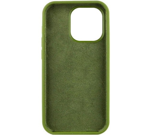 Чохол Silk Full Protective (AA) NO LOGO для Apple iPhone 16 Plus (6.7") Зелений / Dark Olive