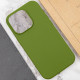 Чохол Silk Full Protective (AA) NO LOGO для Apple iPhone 16 Plus (6.7") Зелений / Dark Olive