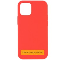 Чохол Silicone Case Full Protective (AA) NO LOGO для Apple iPhone 16 Pro (6.3") Кавуновий / Watermelon red