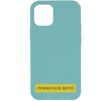 Чохол Silicone Case Full Protective (AA) NO LOGO для Apple iPhone 16 Pro (6.3") Бірюзовий / Marine Green