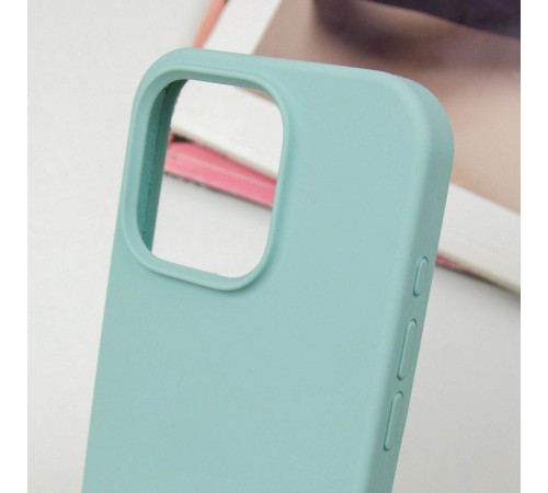 Чохол Silicone Case Full Protective (AA) NO LOGO для Apple iPhone 16 Pro Max (6.9") Бірюзовий / Beryl Чохол Silicone Case Full Protective (AA) NO LOGO для Apple iPhone 16 Pro Max (6.9") Бірюзовий / Beryl