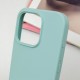 Чохол Silicone Case Full Protective (AA) NO LOGO для Apple iPhone 16 Pro Max (6.9") Бірюзовий / Beryl
