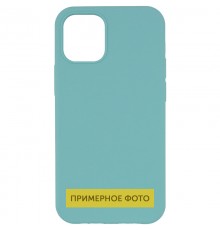 Чохол Silicone Case Full Protective (AA) NO LOGO для Apple iPhone 16 Pro Max (6.9") Бірюзовий / Marine Green