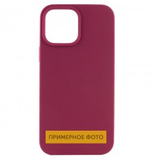 Чохол Silicone Case Full Protective (AA) NO LOGO для Apple iPhone 16 Pro Max (6.9") Бордовий / Maroon