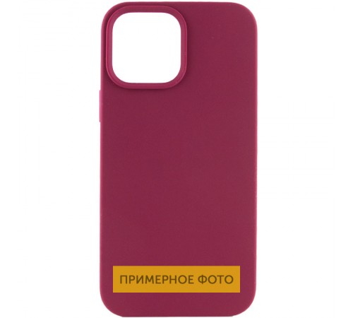 Чохол Silicone Case Full Protective (AA) NO LOGO для Apple iPhone 16 Pro Max (6.9") Бордовий / Maroon Чохол Silicone Case Full Protective (AA) NO LOGO для Apple iPhone 16 Pro Max (6.9") Бордовий / Maroon