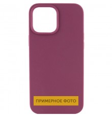 Чохол Silicone Case Full Protective (AA) NO LOGO для Apple iPhone 16 Pro Max (6.9") Бордовий / Plum
