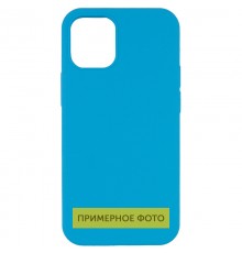 Чохол Silicone Case Full Protective (AA) NO LOGO для Apple iPhone 16 Pro Max (6.9") Блакитний / Blue