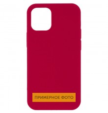 Чохол Silicone Case Full Protective (AA) NO LOGO для Apple iPhone 16 Pro Max (6.9") Червоний / Rose Red