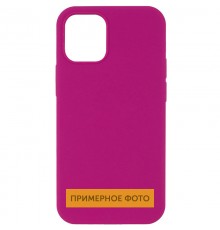 Чохол Silicone Case Full Protective (AA) NO LOGO для Apple iPhone 16 Pro Max (6.9") Малиновий / Dragon Fruit