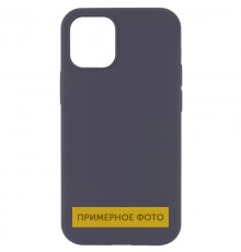 Чохол Silicone Case Full Protective (AA) NO LOGO для Apple iPhone 16 Pro Max (6.9") Сірий / Dark Gray