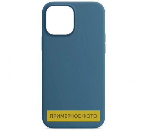 Чохол Silicone Case Full Protective (AA) NO LOGO для Apple iPhone 16 Pro Max (6.9") Синій / Blue Jay Чохол Silicone Case Full Protective (AA) NO LOGO для Apple iPhone 16 Pro Max (6.9") Синій / Blue Jay