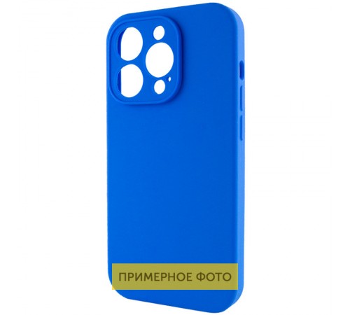 Чохол Silicone Case Full Protective (AA) NO LOGO для Apple iPhone 16 Pro Max (6.9") Синій / Capri Blue Чохол Silicone Case Full Protective (AA) NO LOGO для Apple iPhone 16 Pro Max (6.9") Синій / Capri Blue