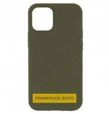 Чохол Silicone Case Full Protective (AA) NO LOGO для Apple iPhone 16 Pro Max (6.9") Зелений / Dark Olive