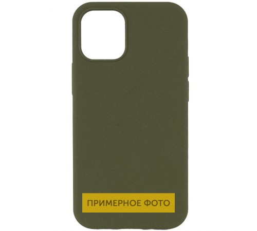 Чохол Silicone Case Full Protective (AA) NO LOGO для Apple iPhone 16 Pro Max (6.9") Зелений / Dark Olive Чохол Silicone Case Full Protective (AA) NO LOGO для Apple iPhone 16 Pro Max (6.9") Зелений / Dark Olive