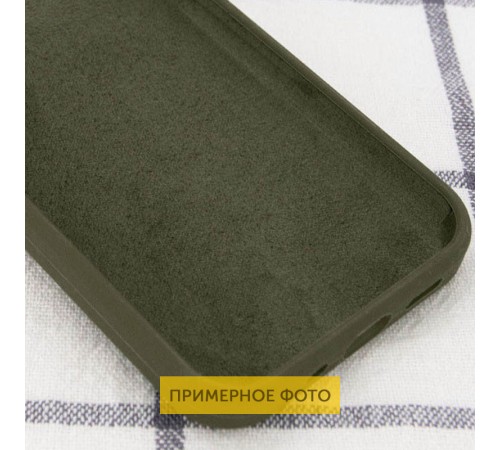 Чохол Silicone Case Full Protective (AA) NO LOGO для Apple iPhone 16 Pro Max (6.9") Зелений / Dark Olive Чохол Silicone Case Full Protective (AA) NO LOGO для Apple iPhone 16 Pro Max (6.9") Зелений / Dark Olive