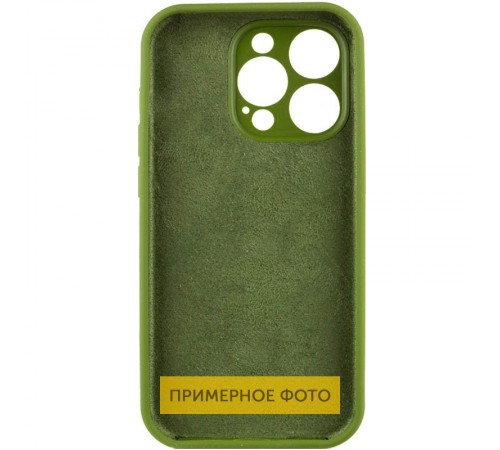 Чохол Silicone Case Full Protective (AA) NO LOGO для Apple iPhone 16 Pro Max (6.9") Зелений / Dark Olive Чохол Silicone Case Full Protective (AA) NO LOGO для Apple iPhone 16 Pro Max (6.9") Зелений / Dark Olive