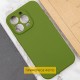 Чохол Silicone Case Full Protective (AA) NO LOGO для Apple iPhone 16 Pro Max (6.9") Зелений / Dark Olive