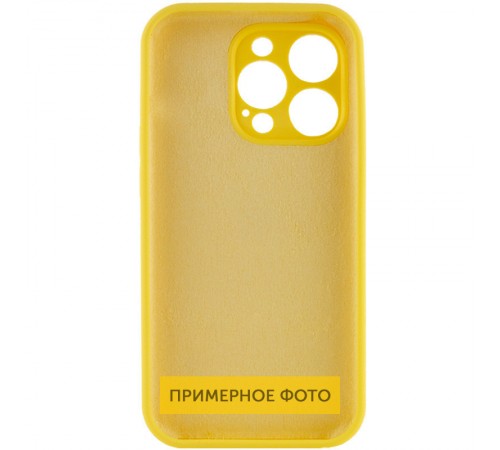 Чохол Silicone Case Full Protective (AA) NO LOGO для Apple iPhone 16 Pro Max (6.9") Жовтий / Yellow Чохол Silicone Case Full Protective (AA) NO LOGO для Apple iPhone 16 Pro Max (6.9") Жовтий / Yellow