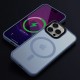 TPU+PC чохол Metal Buttons with MagSafe Colorful для Apple iPhone 16 Pro Max (6.9") Блакитний