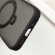 TPU+PC чохол Metal Buttons with MagSafe Colorful HQ Ring для Apple iPhone 16 Pro Max (6.9") Black