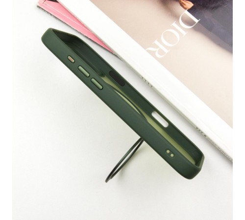 TPU+PC чохол Metal Buttons with MagSafe Colorful HQ Ring для Apple iPhone 16 Pro Max (6.9") Green TPU+PC чохол Metal Buttons with MagSafe Colorful HQ Ring для Apple iPhone 16 Pro Max (6.9") Green