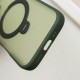 TPU+PC чохол Metal Buttons with MagSafe Colorful HQ Ring для Apple iPhone 16 Pro Max (6.9") Green