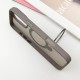 TPU+PC чохол Metal Buttons with MagSafe Colorful HQ Ring для Apple iPhone 16 Pro Max (6.9") Grey