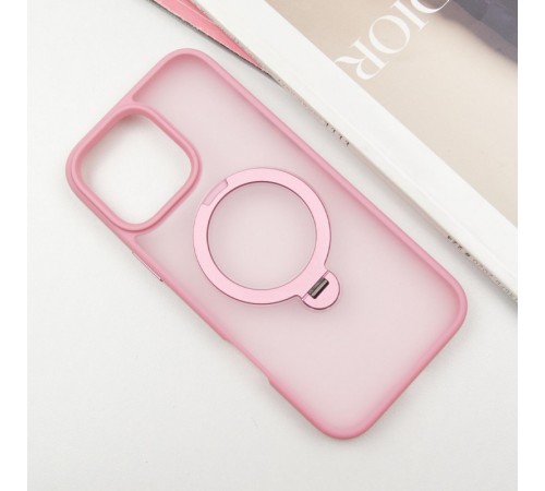 TPU+PC чохол Metal Buttons with MagSafe Colorful HQ Ring для Apple iPhone 16 Pro Max (6.9") Pink TPU+PC чохол Metal Buttons with MagSafe Colorful HQ Ring для Apple iPhone 16 Pro Max (6.9") Pink