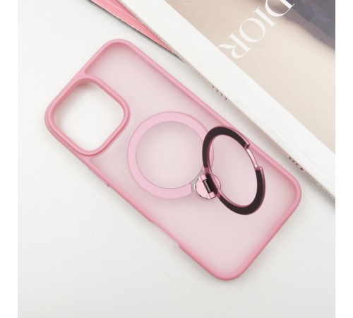 TPU+PC чохол Metal Buttons with MagSafe Colorful HQ Ring для Apple iPhone 16 Pro Max (6.9") Pink TPU+PC чохол Metal Buttons with MagSafe Colorful HQ Ring для Apple iPhone 16 Pro Max (6.9") Pink