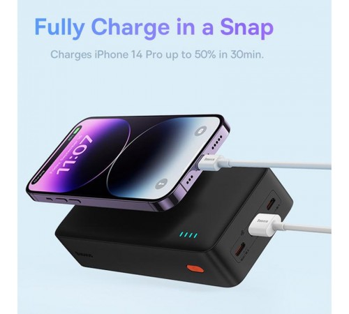 Портативний ЗП Baseus Airpow 20W 30000mAh (PPQD09010) Black