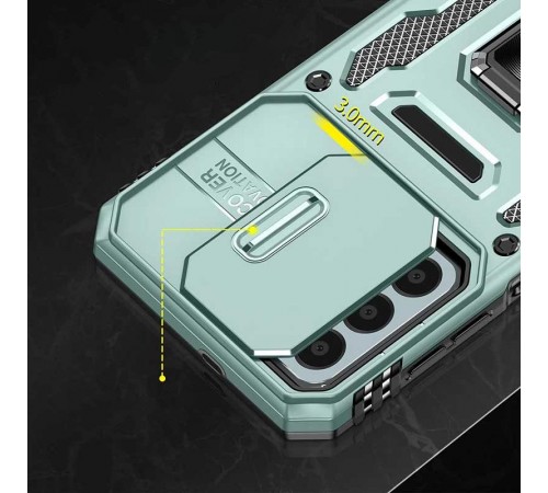 Ударостійкий чохол Camshield Army Ring для Samsung Galaxy A25 5G Зелений / Light Green Ударостійкий чохол Camshield Army Ring для Samsung Galaxy A25 5G Зелений / Light Green