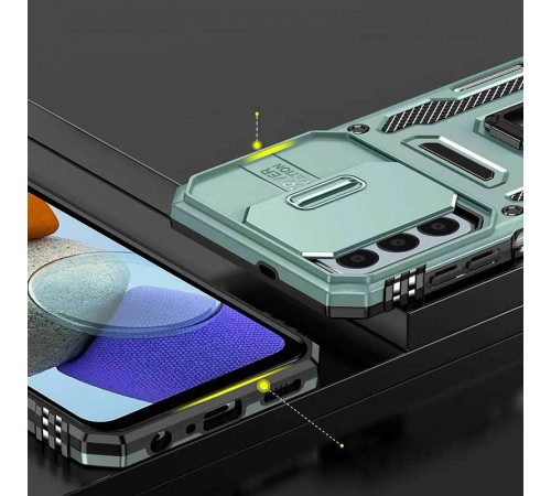 Ударостійкий чохол Camshield Army Ring для Samsung Galaxy A25 5G Зелений / Light Green Ударостійкий чохол Camshield Army Ring для Samsung Galaxy A25 5G Зелений / Light Green