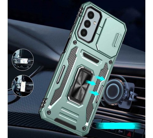 Ударостійкий чохол Camshield Army Ring для Samsung Galaxy A25 5G Зелений / Light Green Ударостійкий чохол Camshield Army Ring для Samsung Galaxy A25 5G Зелений / Light Green