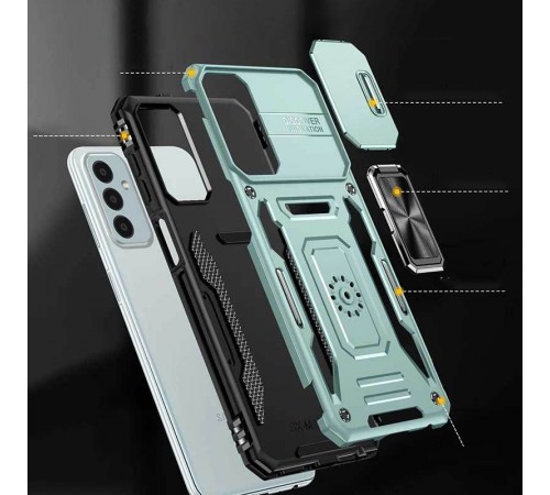 Ударостійкий чохол Camshield Army Ring для Samsung Galaxy A25 5G Зелений / Light Green Ударостійкий чохол Camshield Army Ring для Samsung Galaxy A25 5G Зелений / Light Green