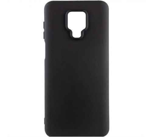 Чохол Silicone Cover Lakshmi (AA) для Xiaomi Redmi Note 9s / Note 9 Pro / Note 9 Pro Max Чорний / Black