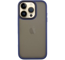 TPU+PC чохол Metal Buttons для Apple iPhone 16 Pro Max (6.9") Синій