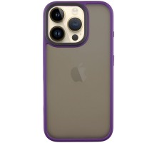 TPU+PC чохол Metal Buttons для Apple iPhone 16 Pro Max (6.9") Темно-Фіолетовий