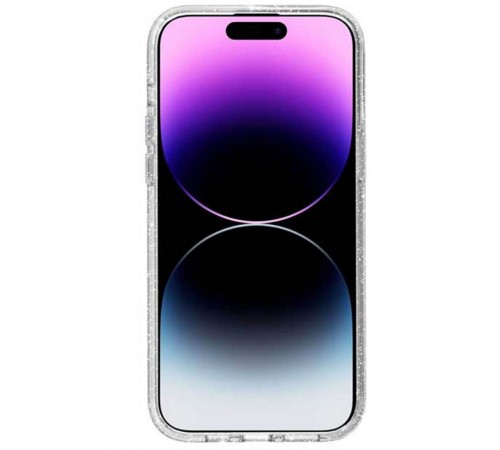 Чохол TPU Galaxy Sparkle (MagFit) для Apple iPhone 16 Plus (6.7") Clear+Glitter Чохол TPU Galaxy Sparkle (MagFit) для Apple iPhone 16 Plus (6.7") Clear+Glitter