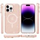 Чохол TPU Galaxy Sparkle (MagFit) для Apple iPhone 16 Pro Max (6.9") Gold+Glitter