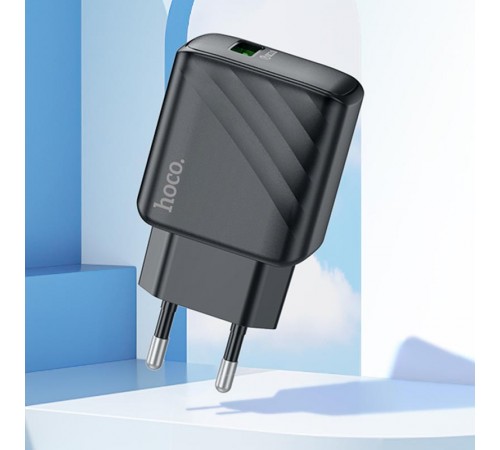 МЗП Hoco CS21A Rich QC3.0 18W (1USB-A) Black