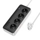 Подовжувач Hoco AC21 Sunlight 4-bit (1C/3A/4xSocket) (1.5m) White