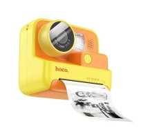 Дитяча фотокамера з моментальним друком Hoco DV200 Dual lens Yellow