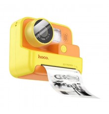 Дитяча фотокамера з моментальним друком Hoco DV200 Dual lens Yellow