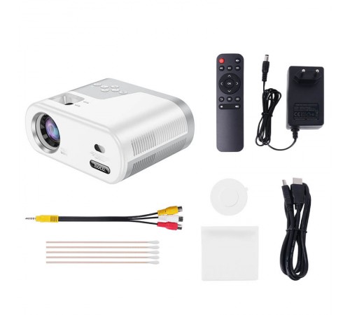 Проектор Hoco DT2 Smart 720p Android version Gray / White