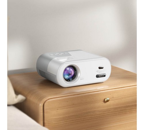 Проектор Hoco DT2 Smart 720p Android version Gray / White